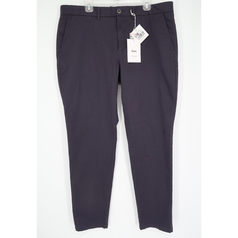 Perk Feel Good Chino Pants‎ Mens Size 40x34 Navy Inkblue Stretch NWT New